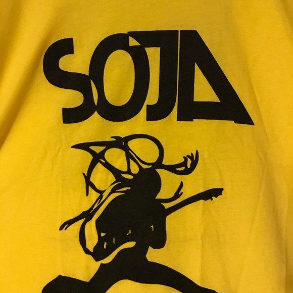 Soldiers Of Jah Army Reggae Rock 2XL Yellow Shirt - Picture 6 of 7